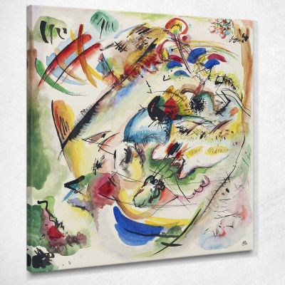 Draft For Dreamy Improvisation Wassily Kandinsky wk51 canvas print 