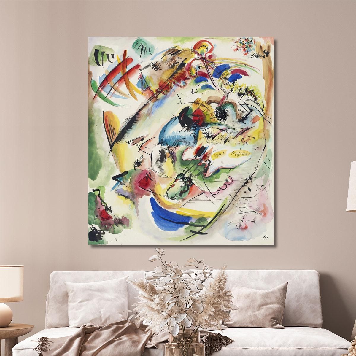 Draft For Dreamy Improvisation Wassily Kandinsky wk51 canvas print 