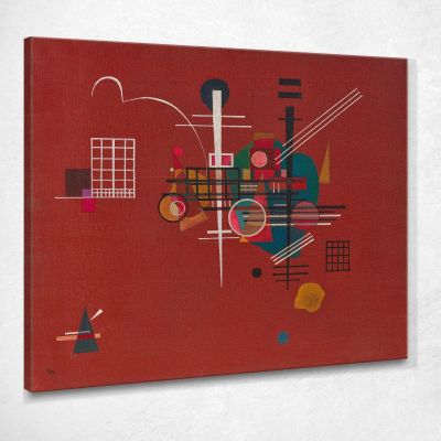 Dull Red Wassily Kandinsky wk54 canvas print 