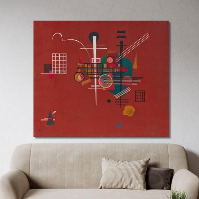 Dull Red Wassily Kandinsky wk54 canvas print 