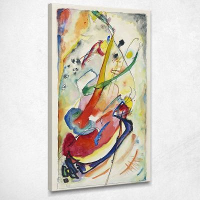 Design For A Mural For Edwin R. Campbell No. 1 Wassily Kandinsky wk59 canvas print 