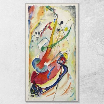 Design For A Mural For Edwin R. Campbell No. 1 Wassily Kandinsky wk59 canvas print 