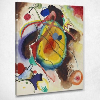 Design For A Mural For Edwin R. Campbell Wassily Kandinsky wk60 canvas print 