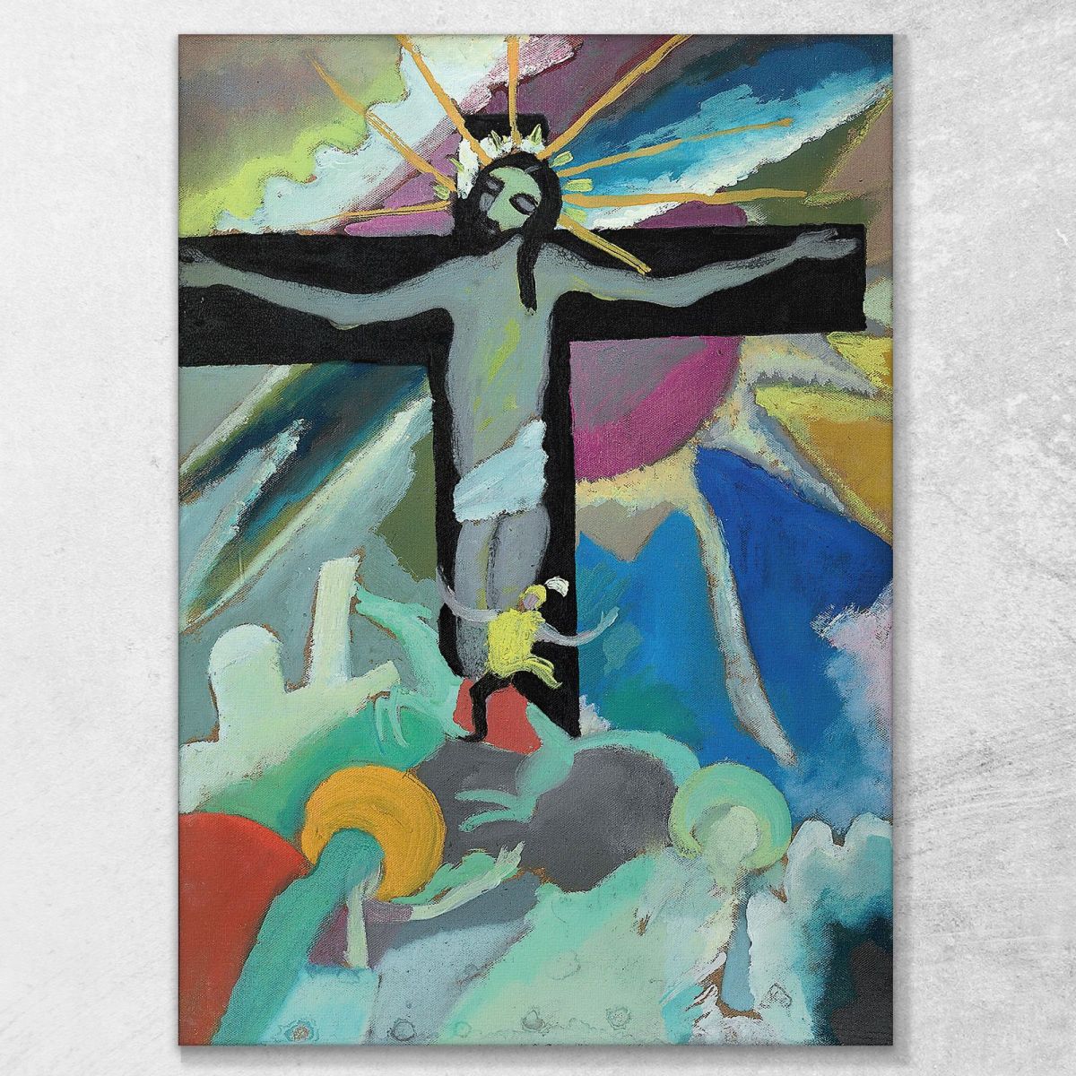 Crucified Christ Wassily Kandinsky wk67 canvas print 