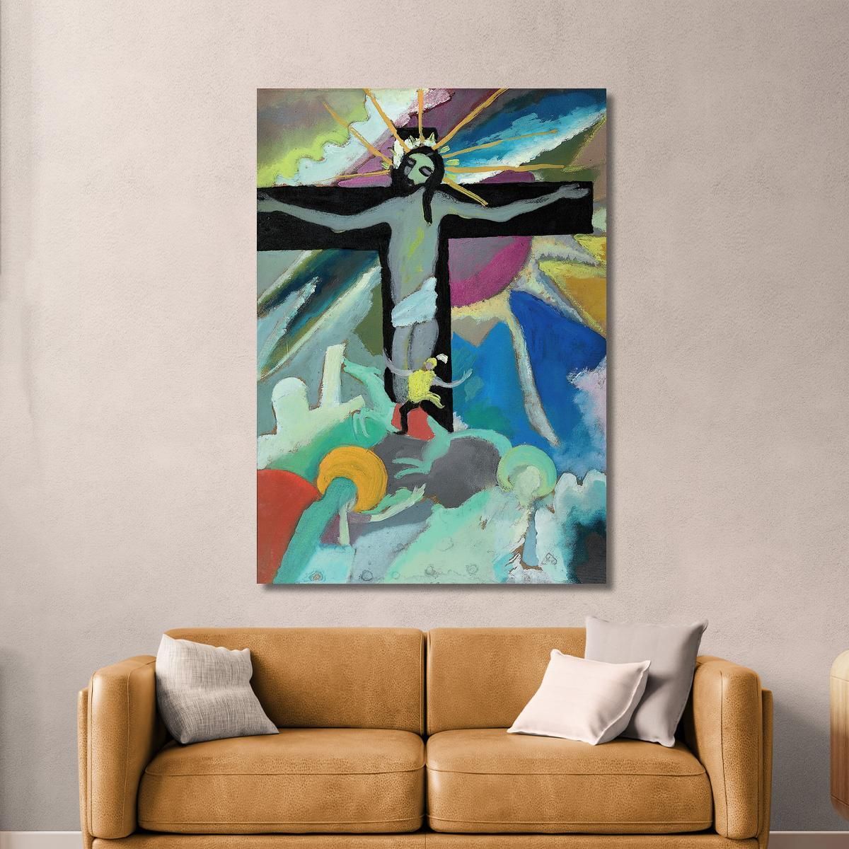 Crucified Christ Wassily Kandinsky wk67 canvas print 