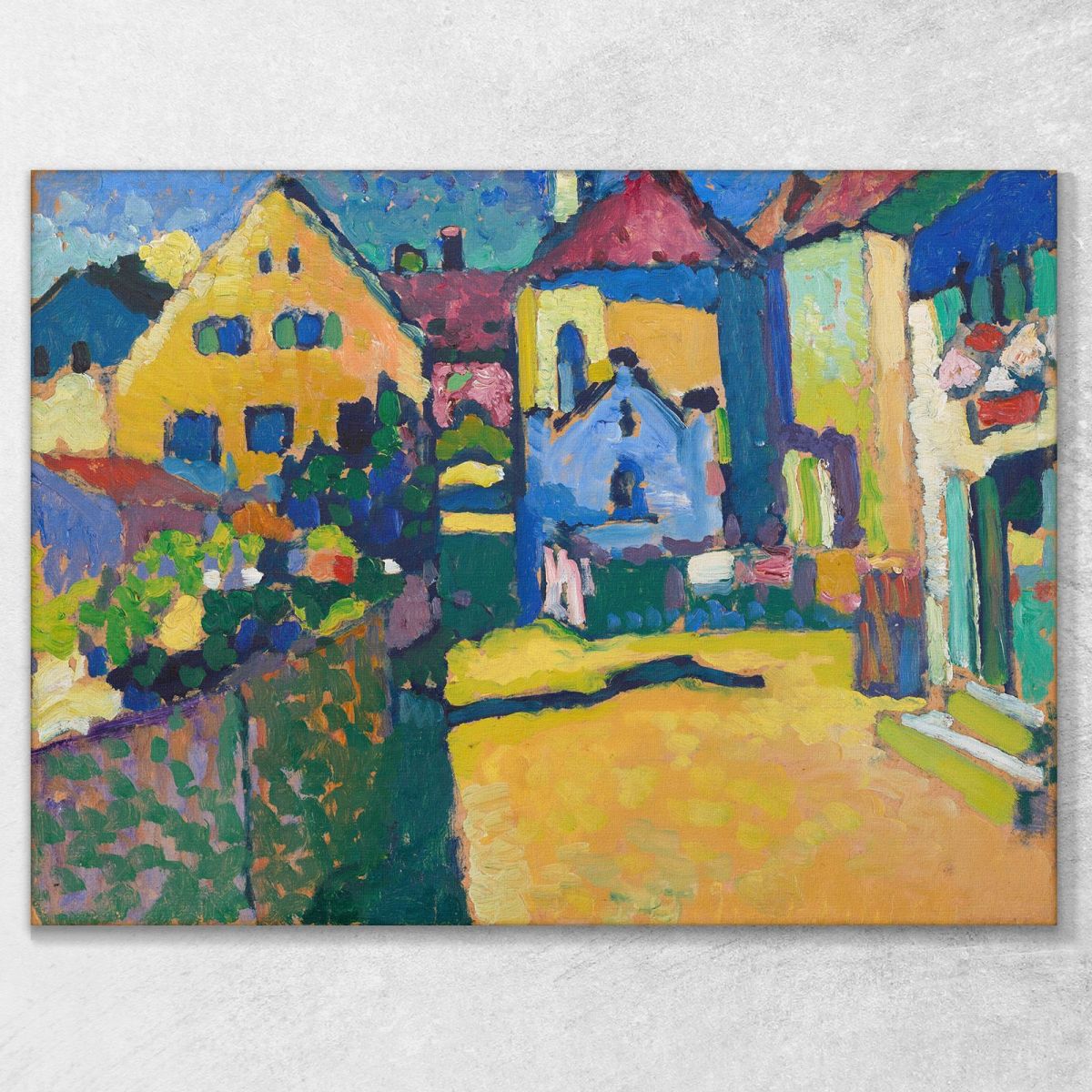 Green Lane In Murnau Wassily Kandinsky wk70 canvas print 