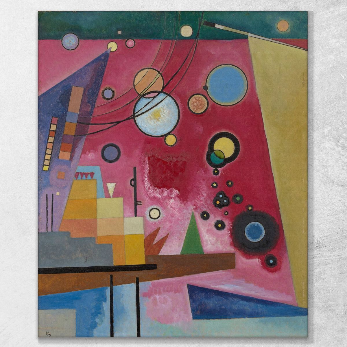 Heavy Red 1924 Wassily Kandinsky wk73 canvas print 