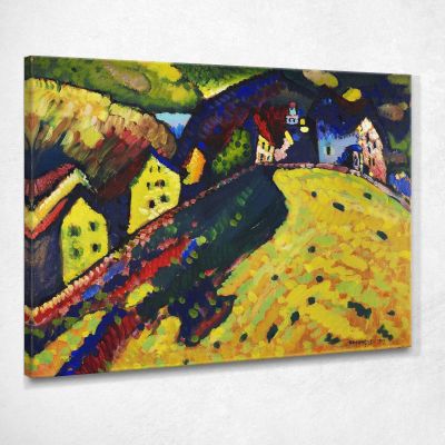 Houses At Murnau 1909 Wassily Kandinsky wk75 canvas print 