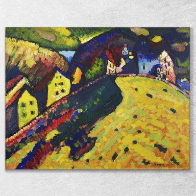 Houses At Murnau 1909 Wassily Kandinsky wk75 canvas print 