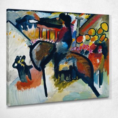 Impression Iv Gendarme Wassily Kandinsky wk80 canvas print 