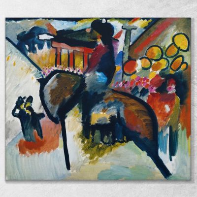 Impression Iv Gendarme Wassily Kandinsky wk80 canvas print 