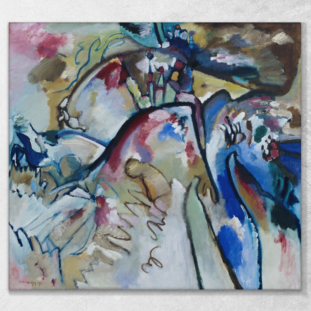 Improvisation 21A Wassily Kandinsky wk84 canvas print 