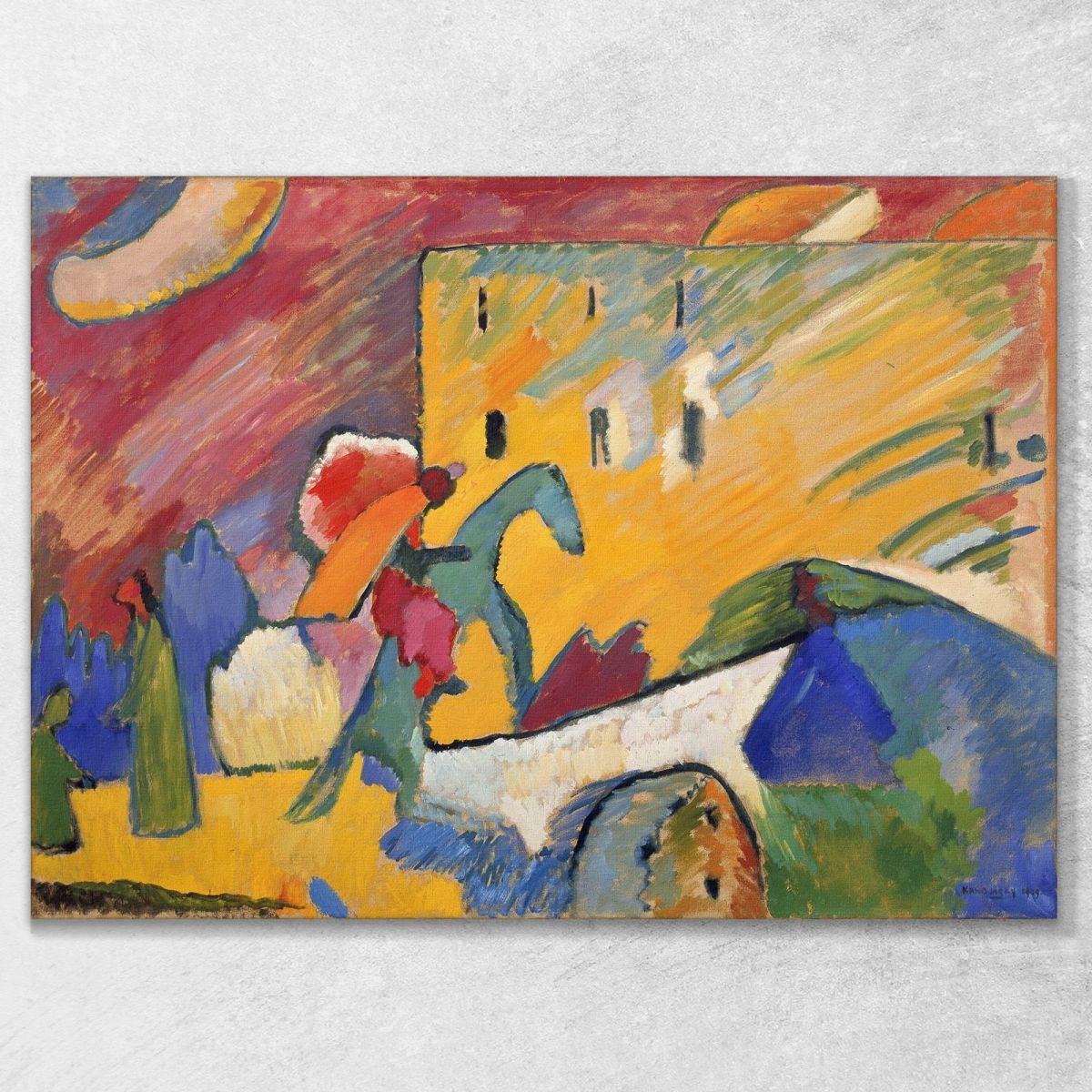 Improvisation 3 1909 Wassily Kandinsky wk88 canvas print 