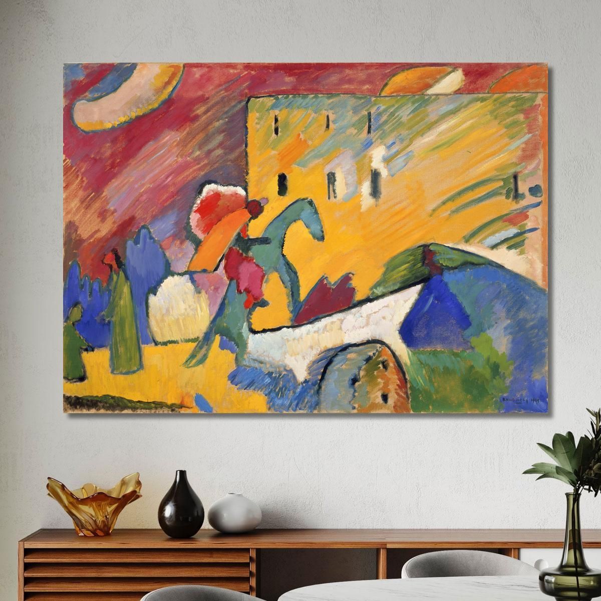 Improvisation 3 1909 Wassily Kandinsky wk88 canvas print 