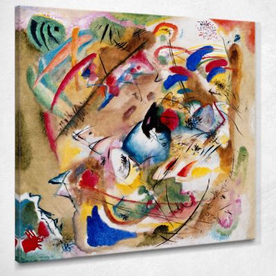 Improvisation. Dreamy 1913 Wassily Kandinsky wk96 canvas print 