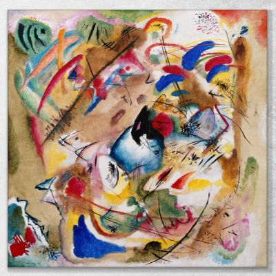 Improvisation. Dreamy 1913 Wassily Kandinsky wk96 canvas print 