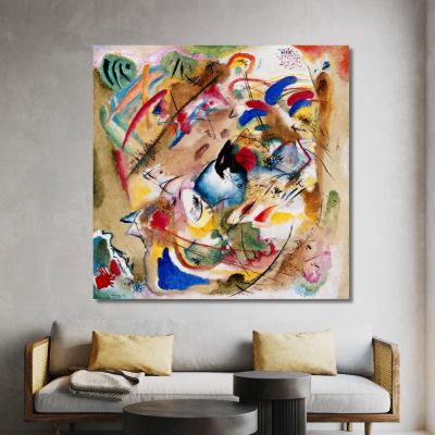 Improvisation. Dreamy 1913 Wassily Kandinsky wk96 canvas print 
