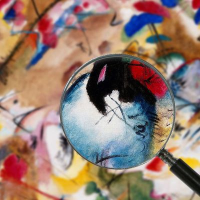 Improvisation. Dreamy 1913 Wassily Kandinsky wk96 canvas print