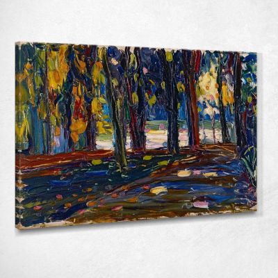 In The Park Of St. Cloud Fall Ii Wassily Kandinsky wk100 canvas print 