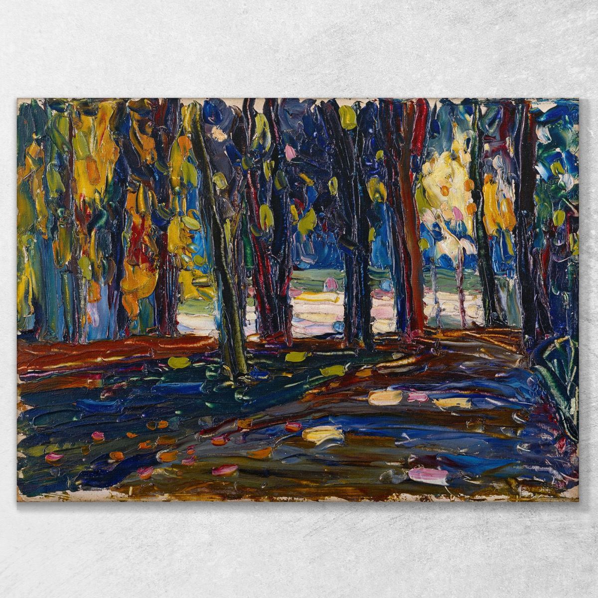 In The Park Of St. Cloud Fall Ii Wassily Kandinsky wk100 canvas print 