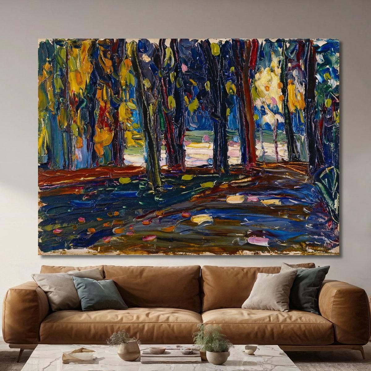 In The Park Of St. Cloud Fall Ii Wassily Kandinsky wk100 canvas print 