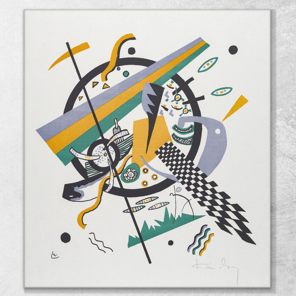 Small Worlds Iv Small Worlds Iv Wassily Kandinsky wk109 canvas print 