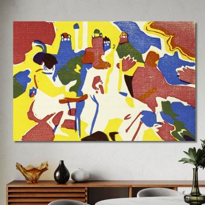 Sounds Wassily Kandinsky wk116 canvas print 