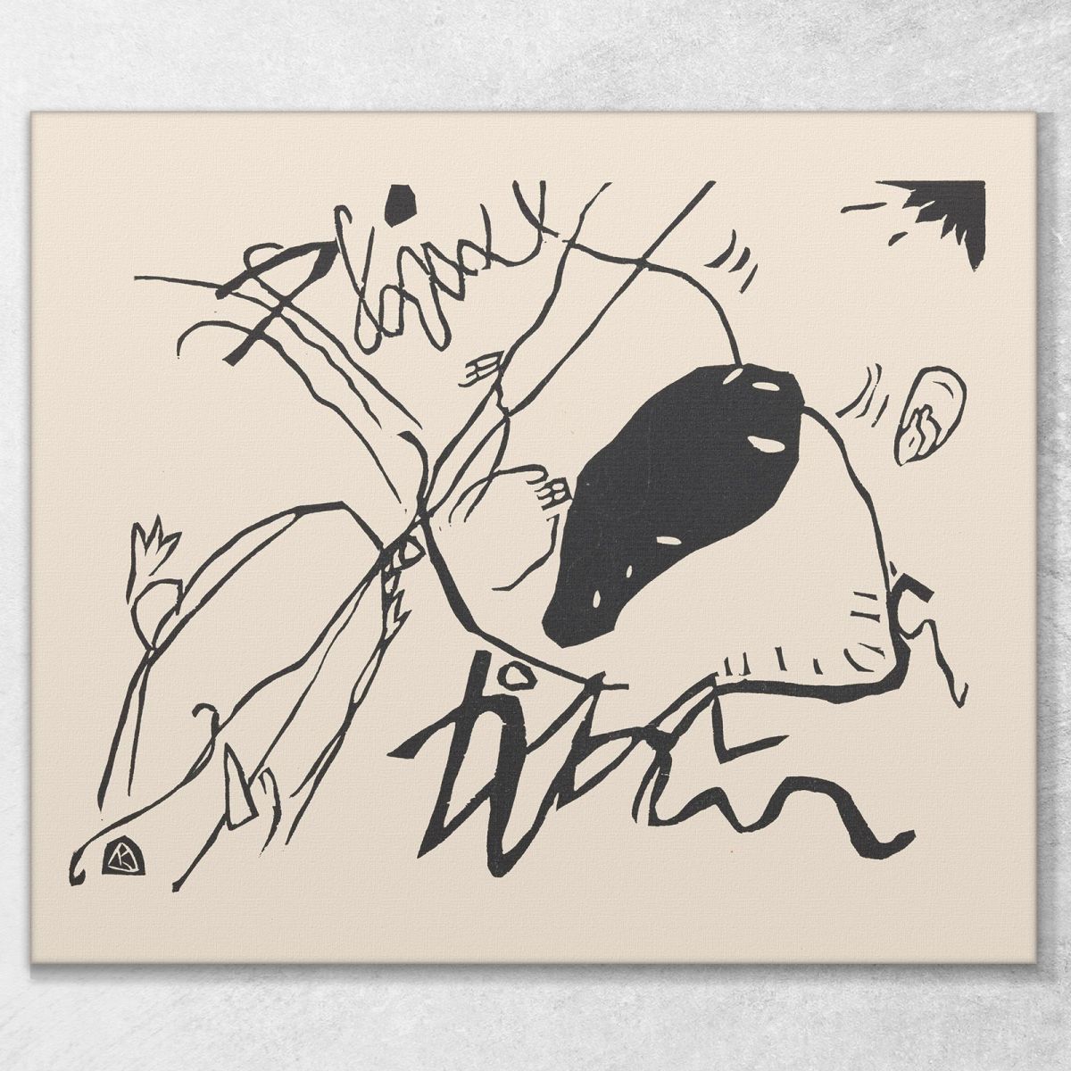 Sounds Pl.02 Wassily Kandinsky wk118 canvas print 
