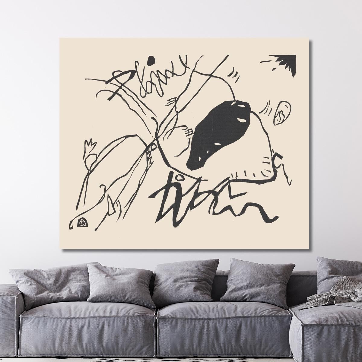 Sounds Pl.02 Wassily Kandinsky wk118 canvas print 