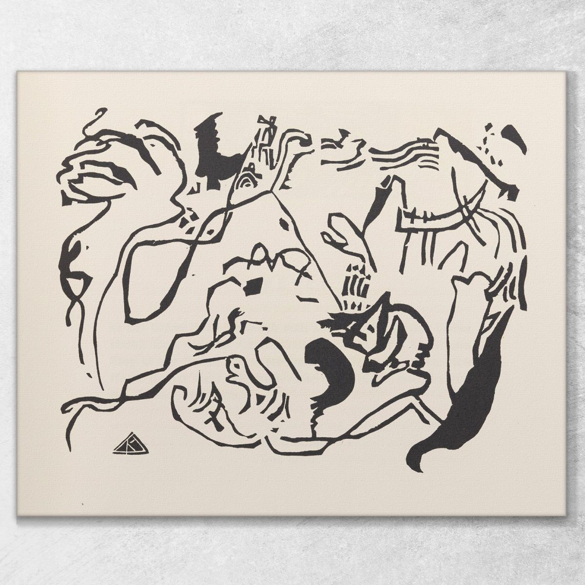 Sounds Pl.06 Wassily Kandinsky wk122 canvas print 