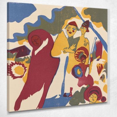 Sounds Pl.07 Wassily Kandinsky wk123 canvas print 