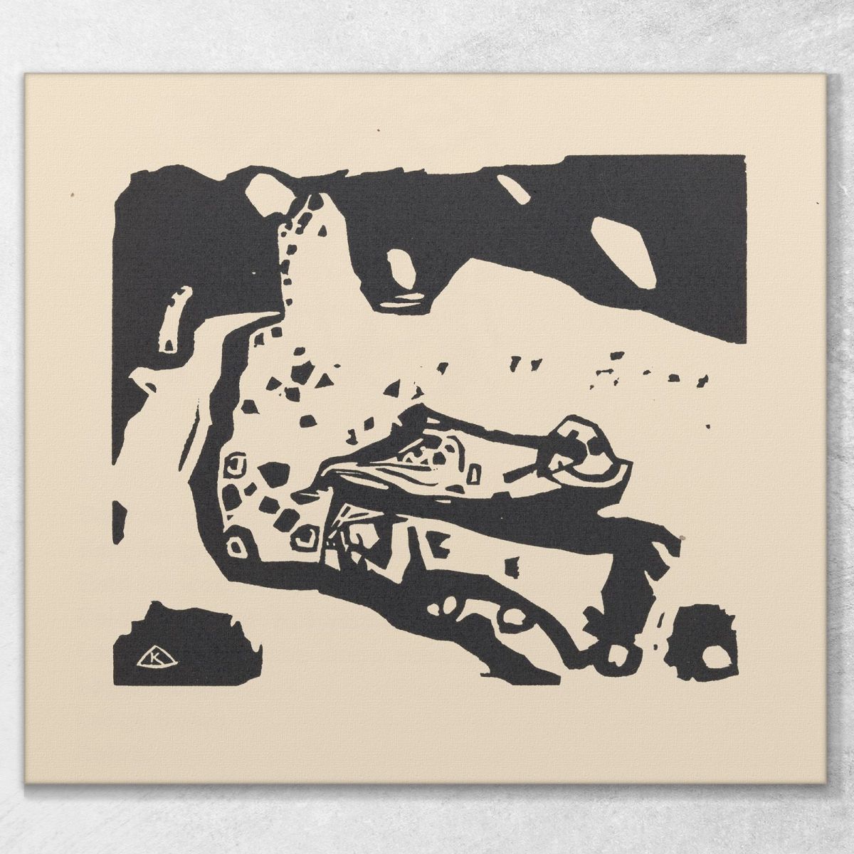 Sounds Pl.14 Wassily Kandinsky wk129 canvas print 