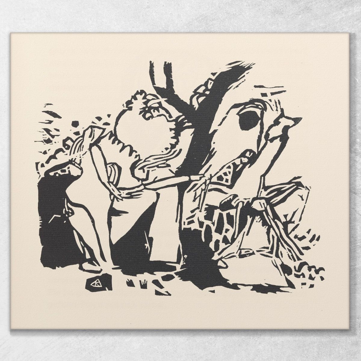 Sounds Pl.21 Wassily Kandinsky wk136 canvas print 