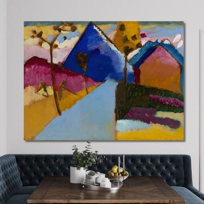 Kochel Straight Street Wassily Kandinsky wk142 canvas print 