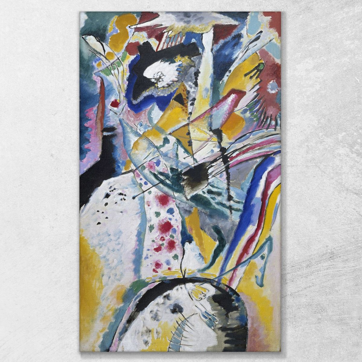 Large Study On A Mural For Edwin R. Campbell Summer Wassily Kandinsky wk148 canvas print 
