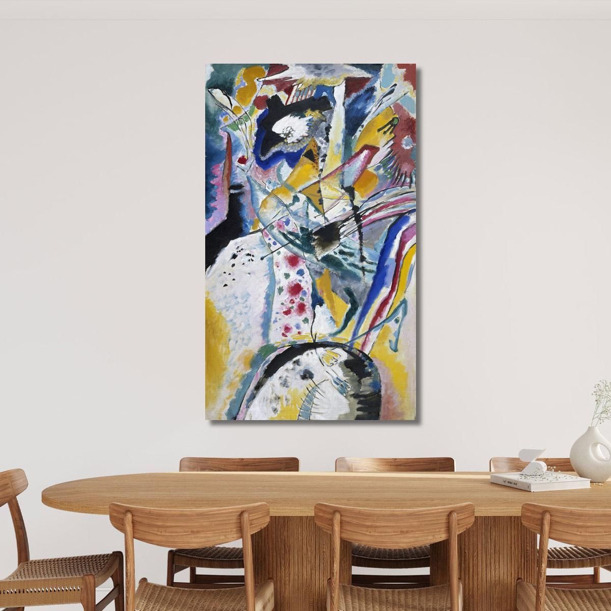Large Study On A Mural For Edwin R. Campbell Summer Wassily Kandinsky wk148 canvas print 