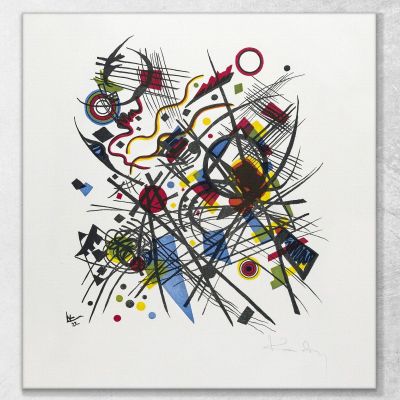 Lithography For The Fourth Bauhaus Portfolio Wassily Kandinsky wk152 canvas print 