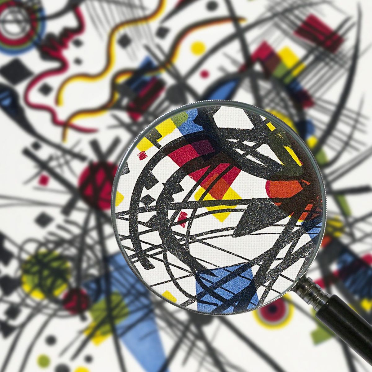 Lithography For The Fourth Bauhaus Portfolio Wassily Kandinsky wk152 canvas print