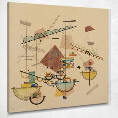Lyrical Lyrical Wassily Kandinsky wk155 canvas print 
