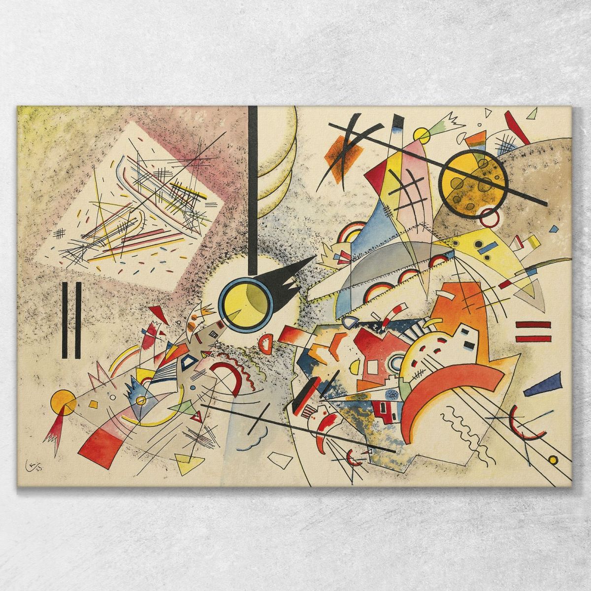 No Title 1923 Wassily Kandinsky wk157 canvas print 