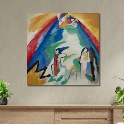 Mountain Wassily Kandinsky wk159 canvas print 