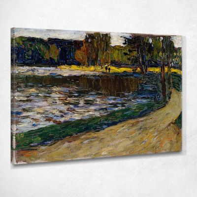 Munich English Garden Wassily Kandinsky wk160 canvas print 