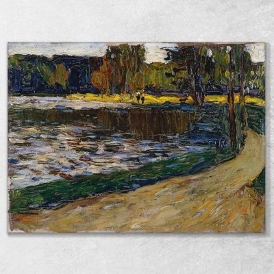 Munich English Garden Wassily Kandinsky wk160 canvas print 
