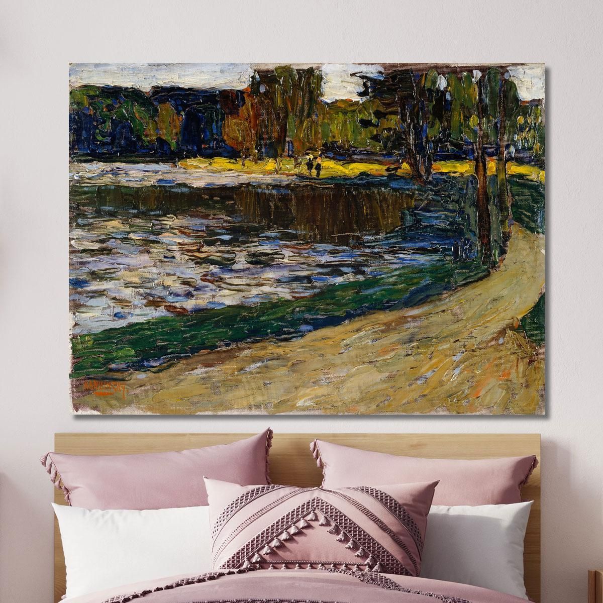 Munich English Garden Wassily Kandinsky wk160 canvas print 