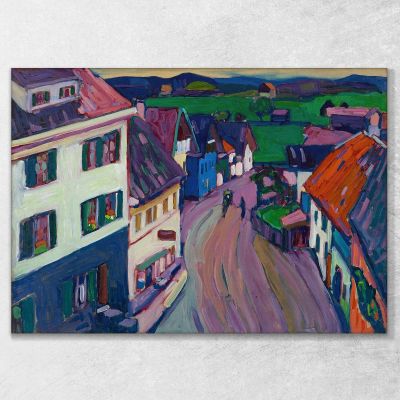 Murnau View From The Window Of The Griesbräu Wassily Kandinsky wk167 canvas print 