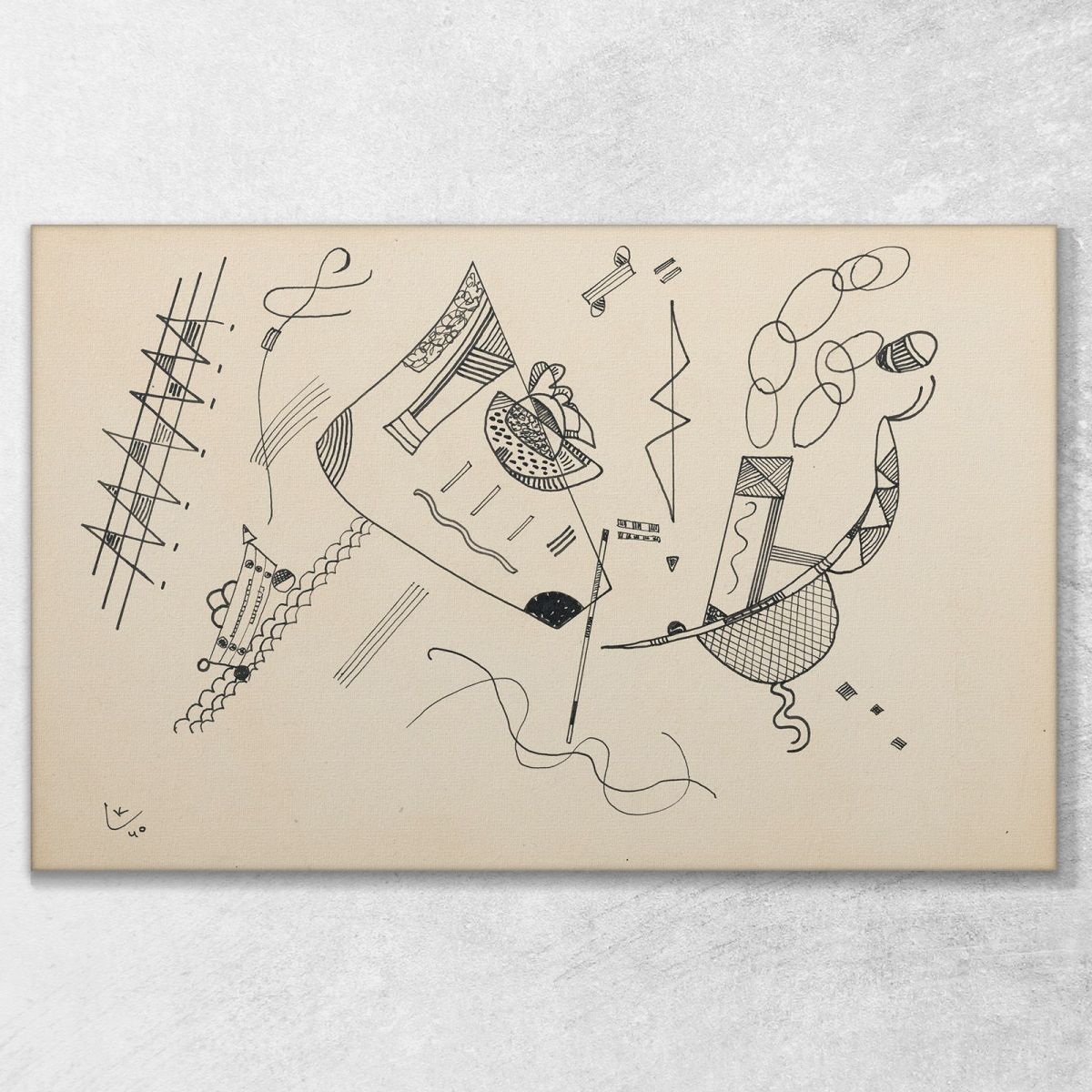 Untitled 7 Wassily Kandinsky wk177 canvas print 