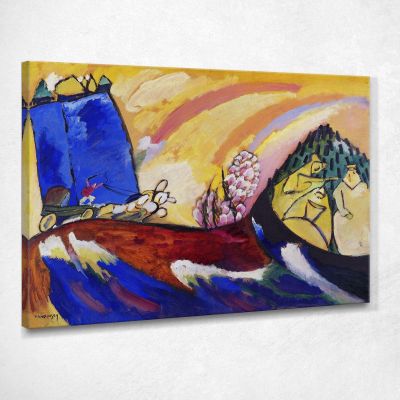 Painting With Troika Wassily Kandinsky wk183 canvas print 