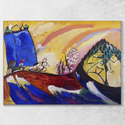 Painting With Troika Wassily Kandinsky wk183 canvas print 