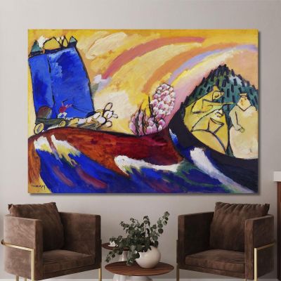 Painting With Troika Wassily Kandinsky wk183 canvas print 