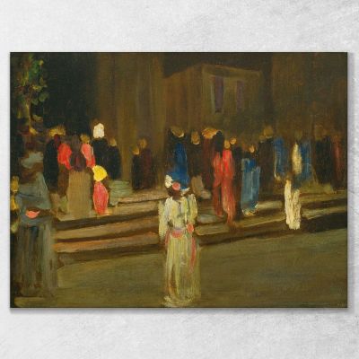 Park Von St. Cloud Eingang Park Of St. Cloud Entrance Wassily Kandinsky wk185 canvas print 